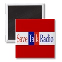 Save Talk Radio Magnet magnet